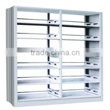 solid steel structured book shelf for library