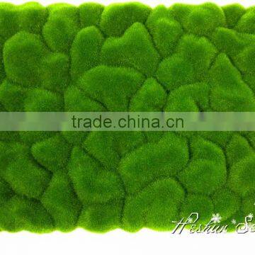 factory direct sale artificial greenly moss stone carpet aritificial grass mat for indoor decor with best price