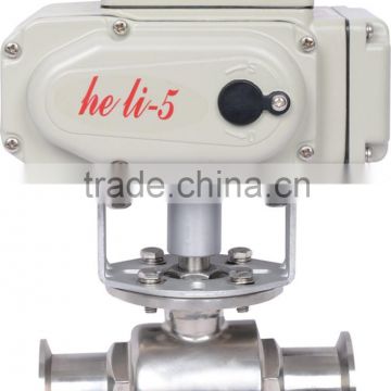 2 way ball valve with electric actuator