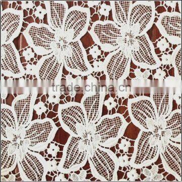 Machine Embroideried Dry Chemical Lace photo-2