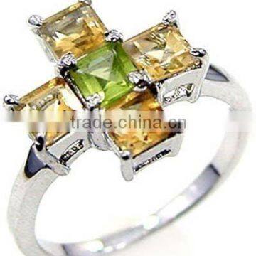 925 sterling silver wholesale jewellery,925 silver,925 sterling silver fashion jewelry,silver jewelry with Citrine Peridot