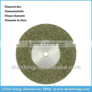 Am19S50 19mm Flexible Miniature Solid Dental Full Coated Diamond Disc abrasive Cut Off Wheels