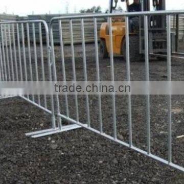 super quality Metal galvanized flat feet bridge feet claw feet crowd control barrier