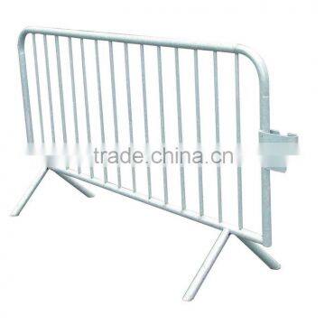 Steel portable galvanized or pvc coated crowd control barrier