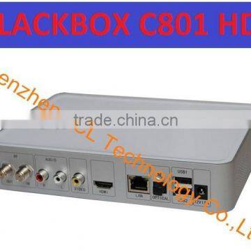 BLACK BOX C801 HD, 2014 Newest Singapore hd cable set top tv box with wifi open HD channels