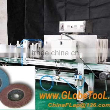 Automatic packing machine of flap discs producing