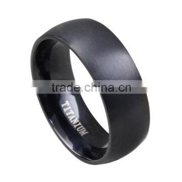 beatiful men's black ring/men's real tatanium ring/Pure Tantanium Ring