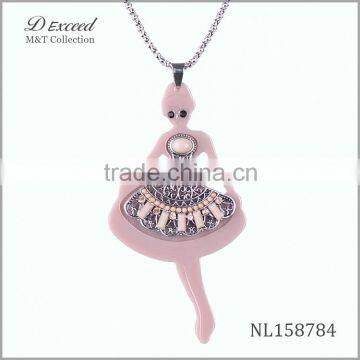 New Design Factory Doll Girls Necklace Beautiful Girl Necklace NL158784-91