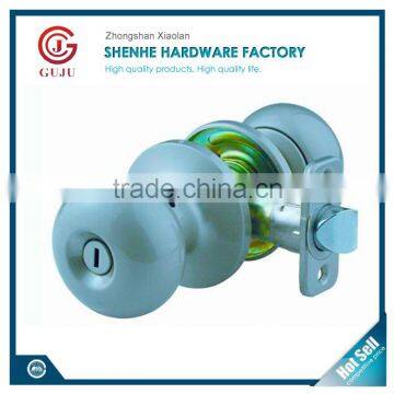 American Hotel door lock tubular easy installation knob lock with brass key
