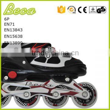 Foshan Manufacturer Wholesale 4 Colors PU Wheel Red Inline Skate Shoes With Flashing photo-6