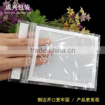 11*17cm(4.33*6.7")original Printing Packaging Pouch Hair Accessories Cheap Plastic Zipper Bag photo-3