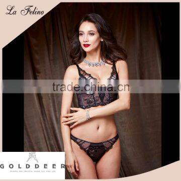 Adult L Elastic Lace T-Back Briefs Panty
