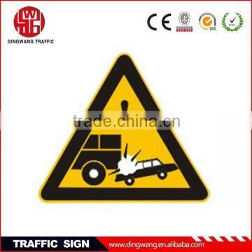 Regulatory signs.Caution sign,Road sign,Reflecting traffic sign,