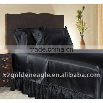 Luxury Black 100% Mulberry Silk Bedding