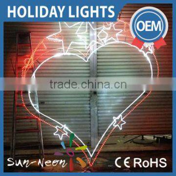 Heart Design Outdoor Led 2d Motif Light