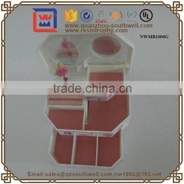 Promotion Custom Logo Stamped Plastic Jewelry Box Music Box With Ballerina photo-3