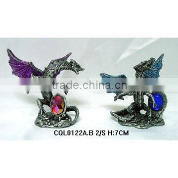 2012 pewter flying dragon,metal figurine CQL0122