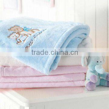 Polyester Soft Baby Blankets