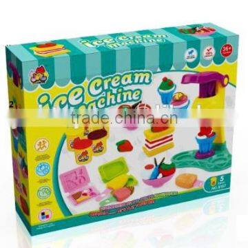 Colorful children game Ice cream machines playdough non -toxic modeling clay