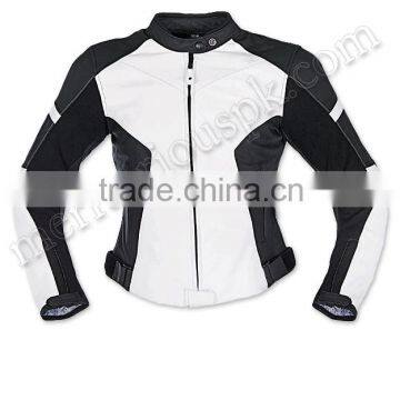 High Quality Women Motorbike Leather Jackets