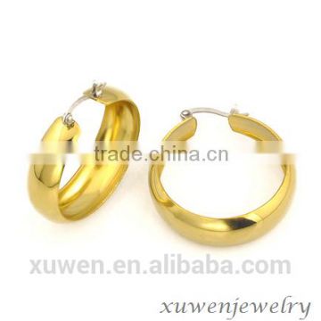 vacuum gold plating stainless steel surgical steel earrings                        
                                                                                Supplier's Choice