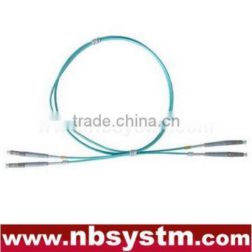 10Gb Corning Fiber Optic Cable, LC-LC, Multi Mode, Duplex (50/125 Type) Aqua