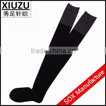 Young girl knee high cotton socks women knee high socks