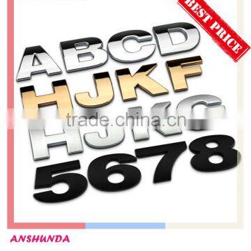 Custom Silver ABS Plastic Car Badge Emblem