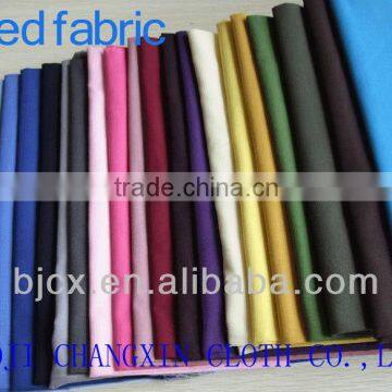 80% polyester and 20%viscose 130x70 woven twill clothing fabric