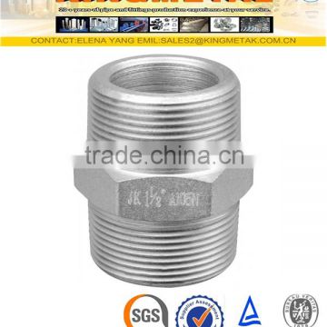 SA182 F316L Stainless Steel Pipe Fittings Female&Male Hexagonal Joint Coupling