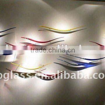 art glass ship dream and beautiful blown glass wall art xo-40 and hand made wall art and wall decor
