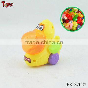 Hot selling pull back duck toy candy