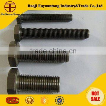 titanium hex flange head screw