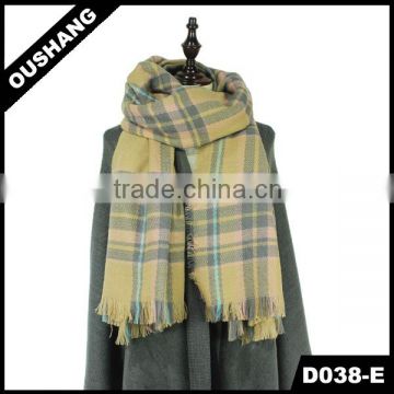 D038-E Tartan Scarves Pashmina Shawl Gift Item