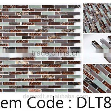 bathtub or shower wall decorations mosaic tiles