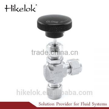 stainless steel high pressure instrument angle stop valve