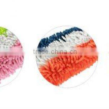 Colorful chenille mircofiber wash mitt