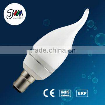 china supplier white dimmable 3w CA37 led lighting b15