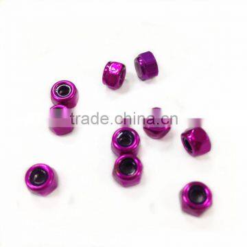 radio control toys car nuts rc accessories M2.5 nut purple