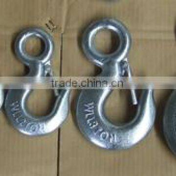 drop forged snatch block with hook China manufacturer