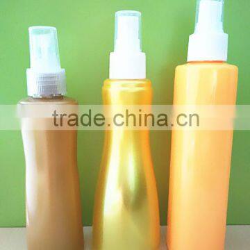 Personal care screen printing sprayer pump plastic 250ml PET bottle
