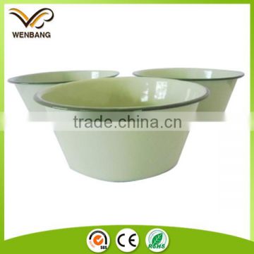 3pcs porcelain enamel food storage ice bowl