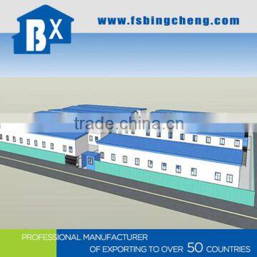 modern steel frame prefabricated labour camp