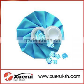 blue color fabric ice bag, cloth ice bag