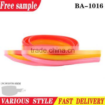 Fashion buttonhole woven elastic band for shoes