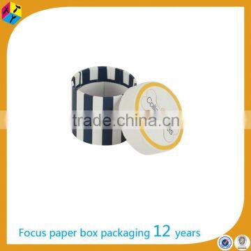 cardboard paper packaging round cylinder gift box