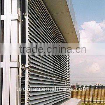 Exterior aluminium ventilation blinds