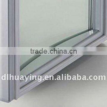 Vertical Curved Freezer/Cooler Glass Door