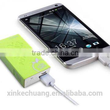 Guoguo 2016 High Quality OEM OEM Colorful Portable 3600mAh Power Bank for Iphone,samsung