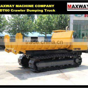 Hydraulic Automatic Self-dumping Crawler Dumper , Crawler Mud Transport Machine, CE / ISO / SGS , Model: CDT30